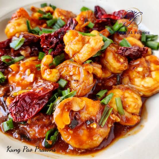 tien thanh  Prawns chilly