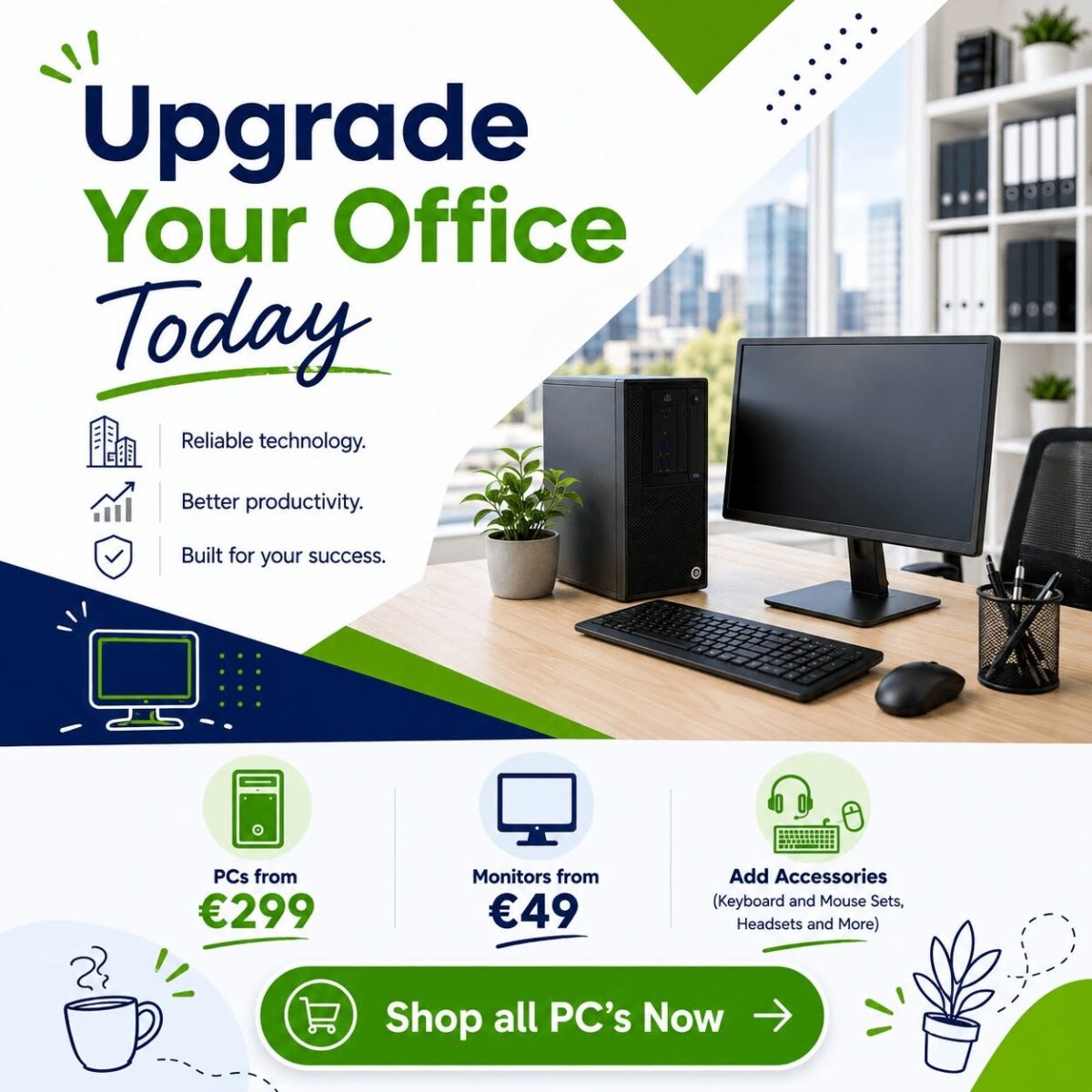 GREEN IT REFURBISHED COMPUTER SHOP NAAS