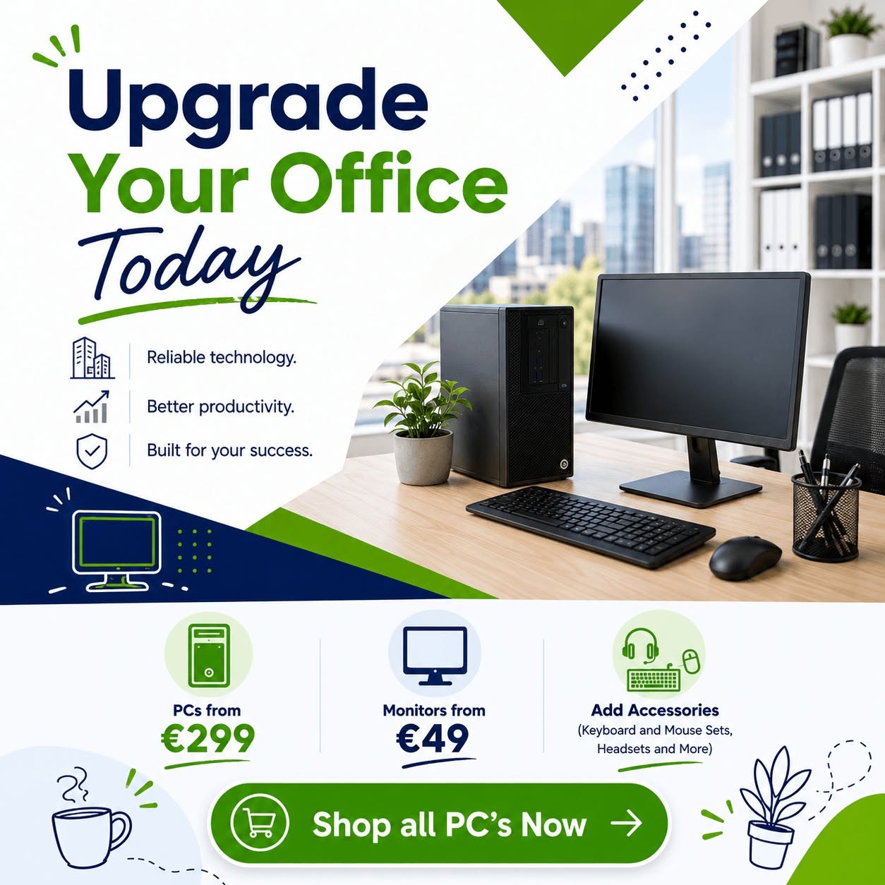 GREEN IT REFURBISHED COMPUTER SHOP NAAS