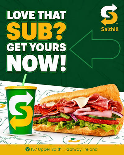 Subway naas County Kildare. sandwiches