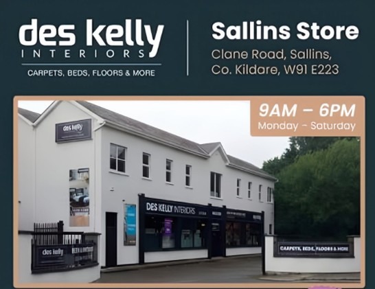 des Kelly Interiors Sallins County Kildare ireland SallinsShop