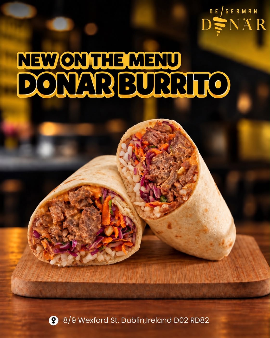 The German Dona Kebab shop Wexford street Dublin ireland