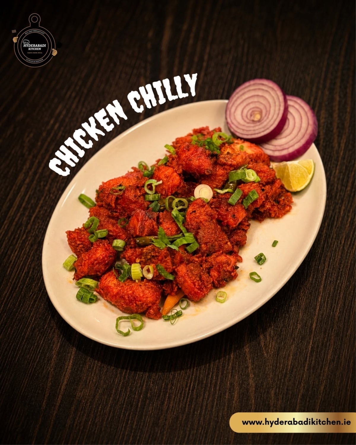 Hydrabadi Kitchen Dublin Irleland Chicken chilly