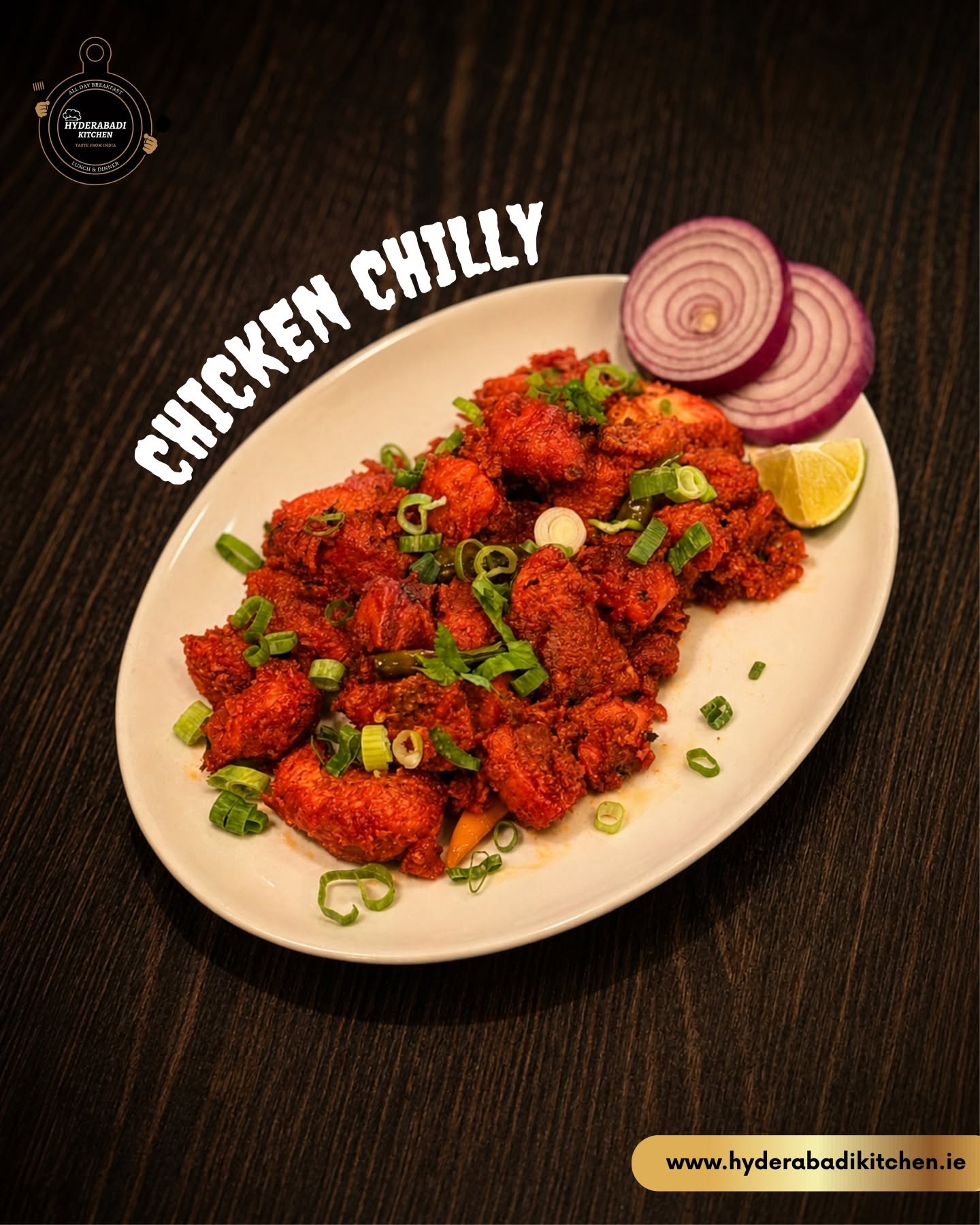 Hydrabadi Kitchen Dublin Irleland Chicken chilly